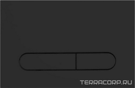 Кнопка двойного смыва для инсталляции подвесного унитаза, (цв.черный матовый), BelBagno Prospero BelBagno prospero BB007-PR-NERO.M