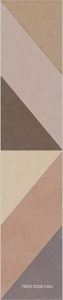 Керамическая плитка Kerama Marazzi Амстердам Декор  1 матовый 6х28,5 Комбинированный 
