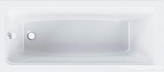Ванна акриловая 170х75 см (без каркаса, панели и сифона) ZZ AMPM Gem W90A-170-075W-A