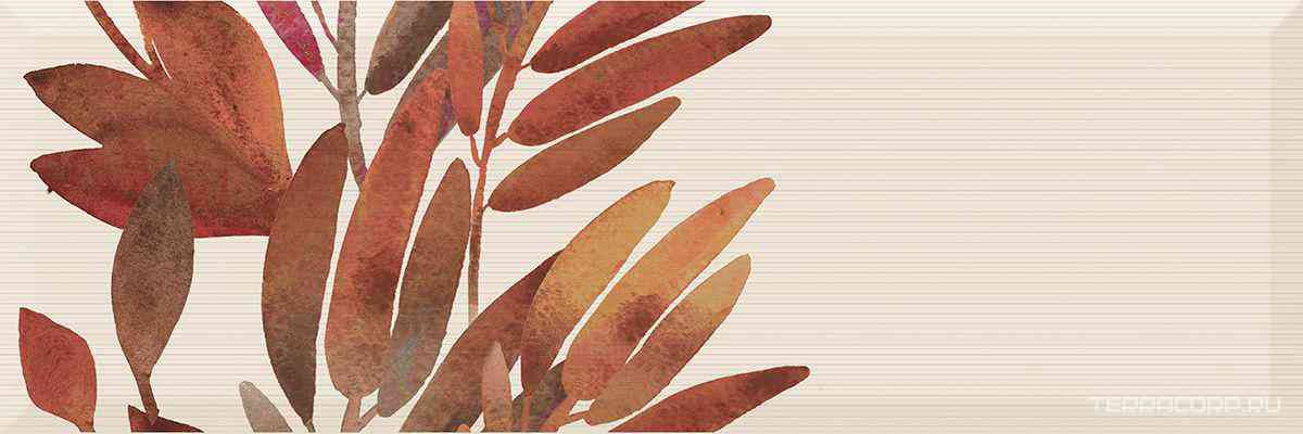 Dec.Savage Flowers Marron 01 XX |15x45