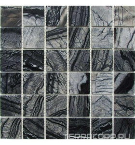 Мозаика Спектр-М Натуральный камень Мозаика из камня на сетке М20-041-48Р 30.5x30.5 Комбинированный 