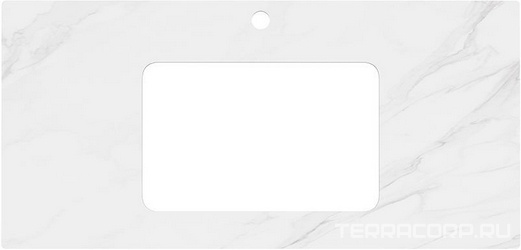 Cтолешница из плитки для мебели Plaza, 100 см Монте Тиберио 100, цвет серый XX