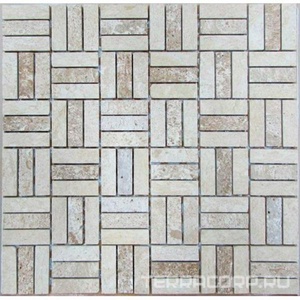 Мозаика Спектр-М Натуральный камень Мозаика из камня на сетке Т20-181-4815М 30x30 Комбинированный 