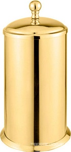 Контейнер для ватных дисков, (цв.золото),  ZZ Cezares Aphrodite APHRODITE-PC-03/24-M