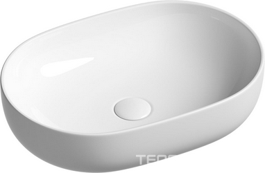 Раковина-чаша Ceramica Nova Element 60х47 см, БЕЗ отверстия под смеситель, БЕЗ донного клапана, цв. белый ZZ