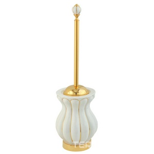 Ерш напольный, (цв.золото / керамика),  ZZ Migliore Olivia 17517