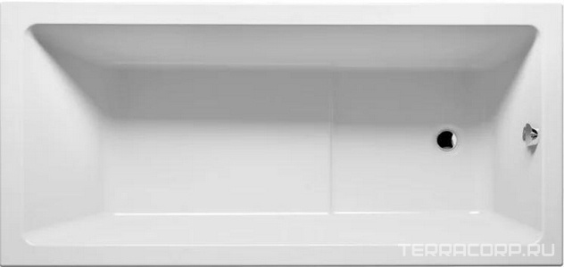 Ванна 170х80см, без ножек/рамы, панелей, слива-перелива, (акрил цв.белый),  Plus ZZ Riho Lusso B006001005