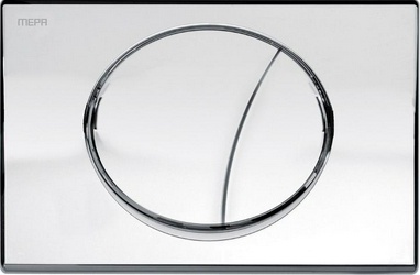 Клавиша 2-ного смыва для монтажных элементов, д/унитаза, А31/В31, (цв. хром), MEPA/Sun KL