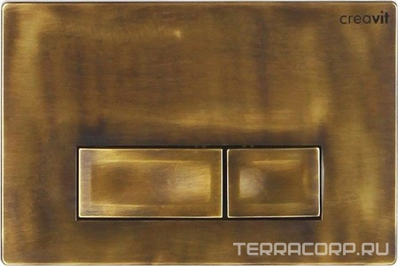 Кнопка смыва ORE для инсталляций арт.GR5003.01, двойная, цв.бронза KL Creavit Универсал GP3007.00
