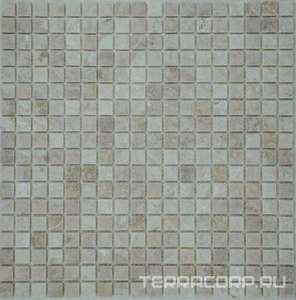 Мозаика Спектр-М Натуральный камень Мозаика из камня на сетке М20-238-15Т 30.5x30.5 Комбинированный 