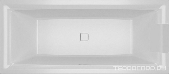 Акриловая ванна Riho Still Square 170x75 подголовник справа| 170x75x47