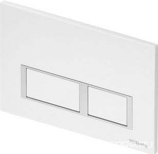 Панель смыва с двумя прямоуг.клавишами, для застеного модуля д/унитаза, (цв.белый глянцевый),  V, ЗАПЧАСТЬ ZZ Tece TECEspring 9940203