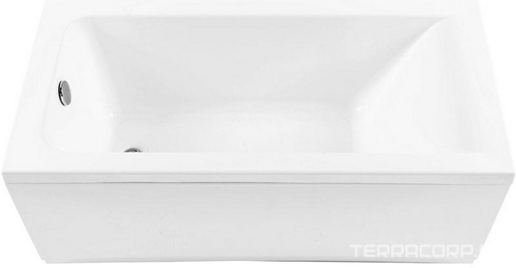 Акриловая  ванна BRIGHT 155*70 , каркас в комплекте, без панели и сифона (239666), ZZ Aquanet Bright 239666