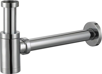 Сифон для раковины дизайн.квадр., 1 1/4, (цв.хром), BelBagno ZZ
