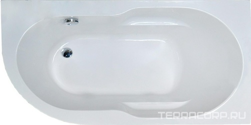 Акриловая ванна Royal Bath Azur RB 614203 R 170 см| 169x79x45