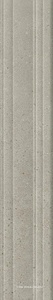 Керамическая плитка Kerama Marazzi Монсеррат Бордюр Багет  серый светлый матовый обрезной 40х7,3 Серый 