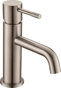 Смеситель для раковины Uno nickel brush 461-NB, 1 отверстие, БЕЗ донного клапана, цв. никель брашированный, ZZ Boheme UNO 461-NB