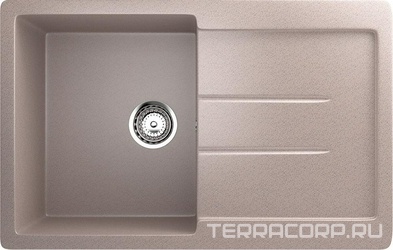 Мойка кухонная Ulgran U-507-302 песочная| 49x77x19