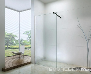 Душевая перегородка Berges Wasserhaus Sky Black  100x200, профиль черный ZZ Berges Универсал 064010