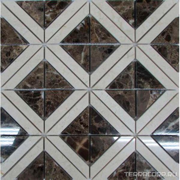 Мозаика Спектр-М Натуральный камень Мозаика из камня на сетке М20-219Р 30x30 Комбинированный, фото 3
