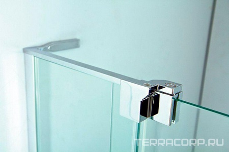 Дверь распаш. с неподв.сегмен,1000(1000-1100)хh1950мм, вход 675-775мм, в нишу (правая/левая),(проф.хром,ст.8мм прозр), ZZ Cezares Slider SLIDER-B-1-100/110-C-Cr