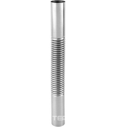 Труба гибкая D31,75xL300 мм. медная, хром ZZ