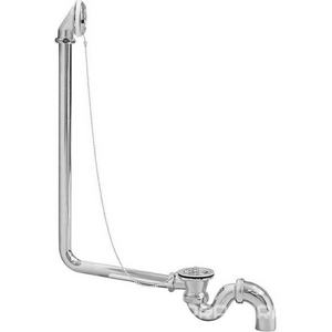 Слив-перелив Wirquin (в сборе) хром ZZ Эстет Универсал ФР-00000821