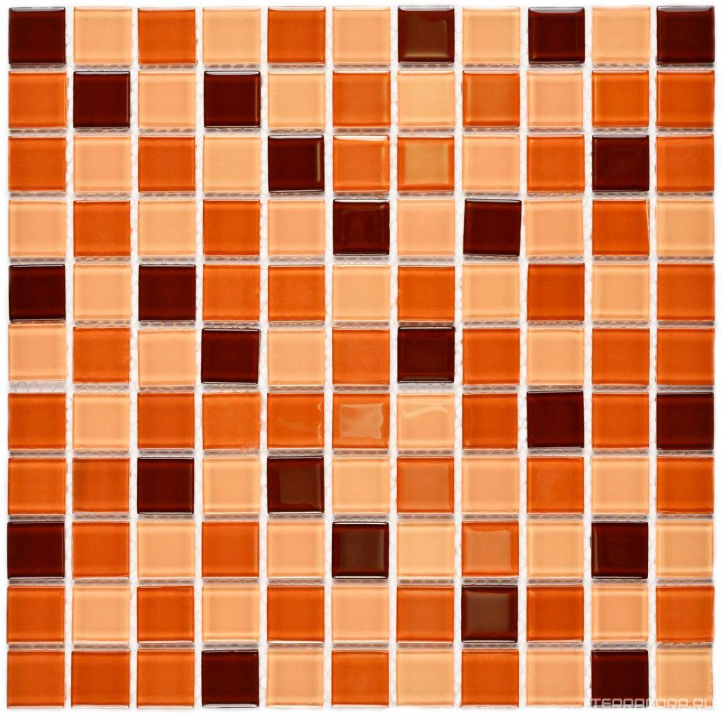 Мозаика Bonaparte Мозаика стеклянная Coffee Mix (25x25x4) 30x30 Комбинированный, фото 3