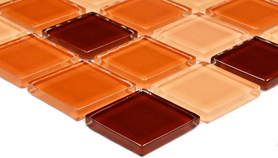 Мозаика Bonaparte Мозаика стеклянная Coffee Mix (25x25x4) 30x30 Комбинированный, фото 4