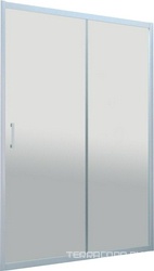 Дверь в нишу ZP, 125x190 см, двухсекционная раздвижная, профиль белый, стекло прозрачное, ZZ