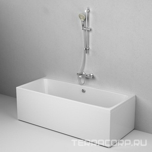 Ванна акриловая  170x75 см, без каркаса и слива-перелива, ZZ AMPM FUNC W84A-170-075W-A