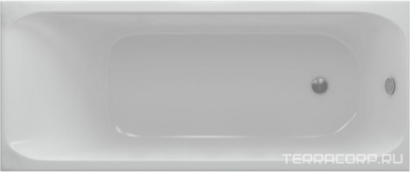 Акриловая ванна Акватек Альфа 150 см, слив справа| 150x70x51