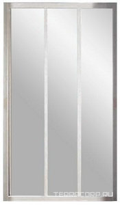 Душевая шторка в нишу -80, стекло - Грейп, профиль - белый ZZ Ravak ASDP3 00V40102ZG