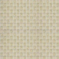 Мозаика Glass 523 шахматка бежевый колотый - бежевый матовый ZZXX|30х30