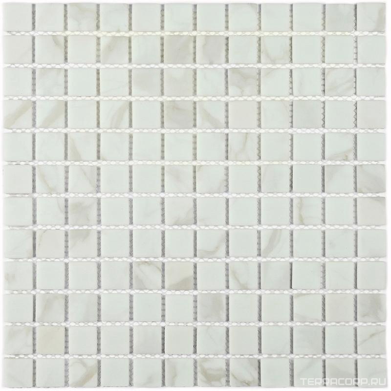 Мозаика Bonaparte Мозаика стеклянная Mia white (matt) (23x23x4) 30x30 Белый, фото 3