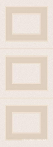Керамическая плитка Kerama Marazzi Вилланелла Декор  Геометрия беж15х40 Бежевый 
