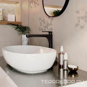 Раковина PLAZA 60х38 cм накладная БЕЗ отверстия под смеситель, цв.белый Kerama Marazzi Plaza PLR.wb.60