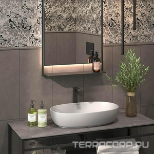 Раковина PLAZA 60х38 cм накладная БЕЗ отверстия под смеситель, цв.белый Kerama Marazzi Plaza PLR.wb.60