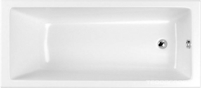 Ванна акриловая WHITECROSS Wave 170х70, без каркаса, сифона, цв. белый, ZZ Excellent wave 0101.170070.100
