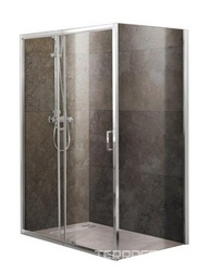 UNIQUE-AH-1-120/135-80-P-Cr Душевой уголок | ZZ
