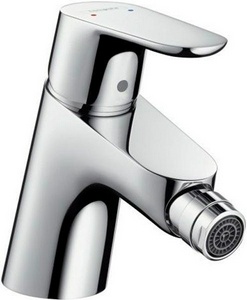 Смеситель для биде, слив.набор «Push-open» в компл., (цв.хром),  ZZ Hansgrohe Focus E2 31922000