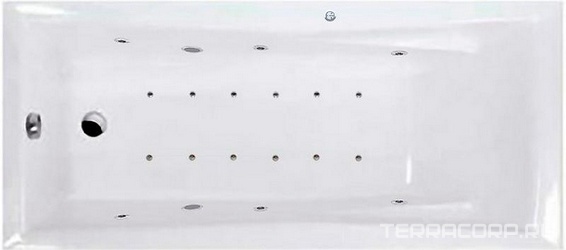 Акриловая ванна Excellent Palace WAEX.PAL17.RELAX 170x75| 169x75x46