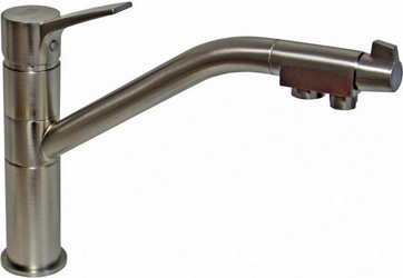 Смеситель Zorg Sanitary ZR 401 KF satin для кухонной мойки| 5x28x30