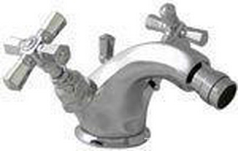 Смеситель для биде, с д/к, (цв.хром, ручки цв.хром Crystal handle), Nicolazzi ZZ Nicolazzi Teide 1934 CR 15