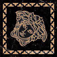 Керамогранит Versace Emote Tozzetto Nero Amasanta 10x10 Комбинированный, фото 3
