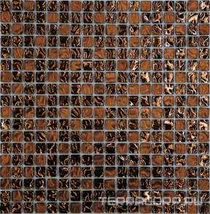 Мозаика Спектр-М Перламутр Мозаика из стекла на сетке S10-163 30x30 Комбинированный 