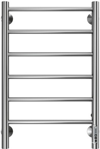 Полотенцесушитель 400х650, П6, электрический (встроен диммер), проводка скрытая + кабель-вилка, управл.справа, цв хром Terminus Аврора 4670078531148