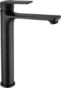 Смеситель для раковины, высокий, без донного клапана, цв.черый матовый ESKO Singapore SB25