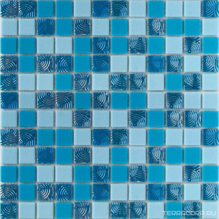 Мозаика Bonaparte Мозаика стеклянная Atlantic (23x23x4) 30x30 Комбинированный, фото 3