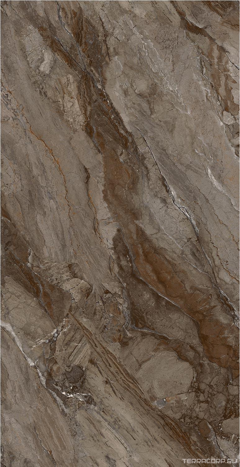 Керамогранит Fusure Ceramic Ariostocratic Style Light Luxury FSS12043 Pol 60x120 Коричневый, фото 6